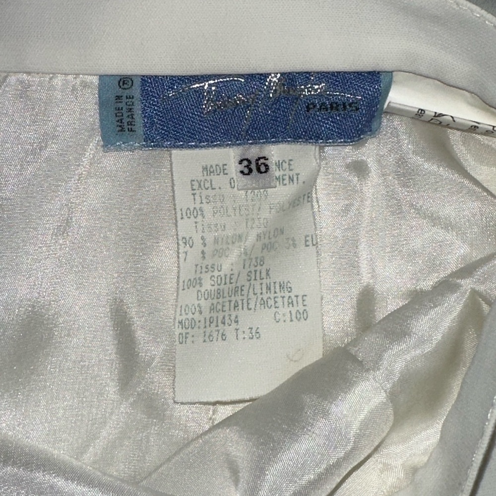 Thierry Mugler Vintage White Pencil Skirt - Picture 4 of 6